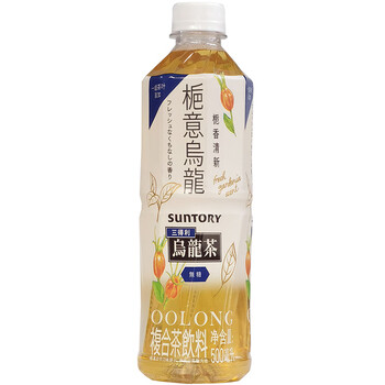 三得利栀意乌龙茶500ml*5瓶 口味饮料 栀意乌龙.茶5.瓶【图片 价格 品