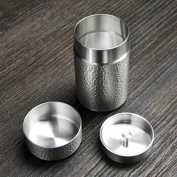 金镶玉 茶叶罐 纯锡存茶罐密封储茶罐 金属锡罐礼盒包装φ55*95mm 金镶玉 茶叶罐 纯锡存茶罐密封储茶罐 金属锡罐礼盒包装φ55*95mm