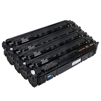 格之格201a硒鼓适用惠普m277dw硒鼓252N M252 252DN M277n打印机墨盒 CF400A 252DW硒鼓易加粉带芯 6600页 四色套装