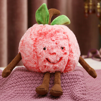 柔软表情水果蔬菜抱枕樱桃子毛绒玩具西瓜靠枕儿童女生婚庆七夕礼