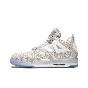 4篮球鞋镭射白金3m反光复古男女休闲官方nike 【旗舰官网】aj4-镭射