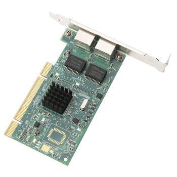 魔羯（MOGE）PCI千兆网卡双口Intel82546芯片有线网卡台式机内置卡PCI服务器2口网卡 MC1810