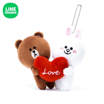 Line Friends包包车用挂饰布朗熊 可妮兔情侣玩偶可爱毛绒卡通动漫情人节七夕新婚礼物布朗熊 可妮兔 图片价格品牌报价 京东