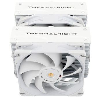 Thermalright(利民)Frost Commander 140 WHITE冰封统领 5X8mmAGHP4.0热管回流焊 白色风冷散热器FC140 WHITE