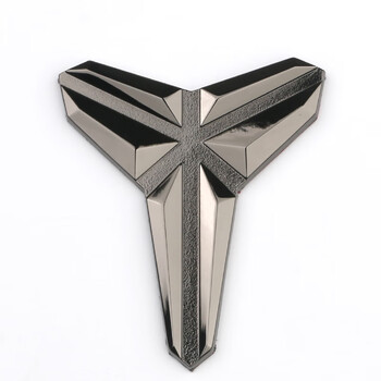 汽车标志黑曼巴精神logo3d金属车标车贴车身贴纸车饰黑色黑曼巴车标