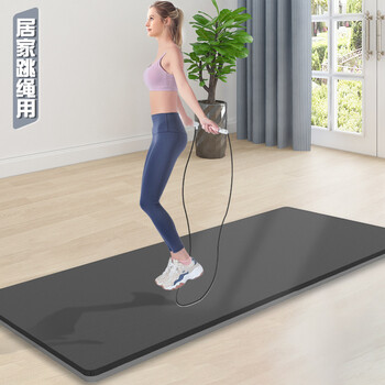 跑步机垫加厚跳操垫健身防滑地垫运动1750*800*40mm黑灰
