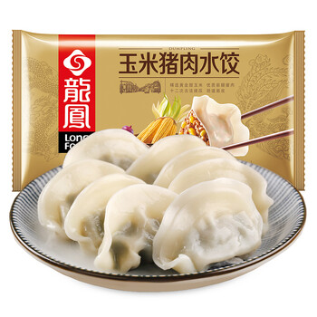 龙鳯龙凤玉米猪肉水饺