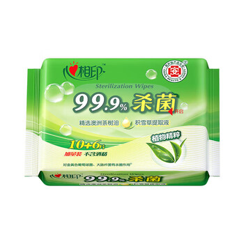 心相印 卫生系列馥郁木香香型方形湿巾（10+6片） 8包装 XCA010