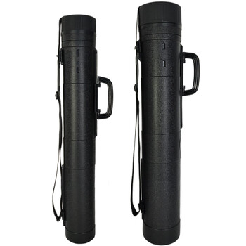 芬尚书法国画收藏画筒工程图纸海报收纳筒图纸筒皮纹手提/斜背方便携带小号可伸缩77-120cm