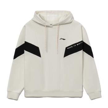 李宁 卫衣2021秋冬季新款运动时尚系列套头连帽卫衣纯色简约女子运动