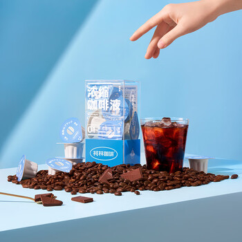 柯林咖啡 咖啡液胶囊咖啡速溶黑咖啡进口浓缩液0蔗糖18g*12粒-美式原味