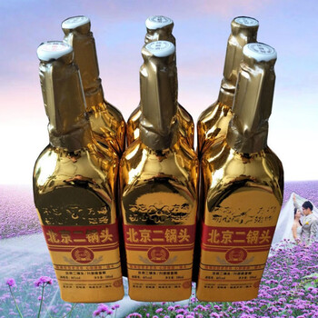 北京二锅头小方瓶升级版金瓶46度500ml清香型白酒 绵柔型 老味道