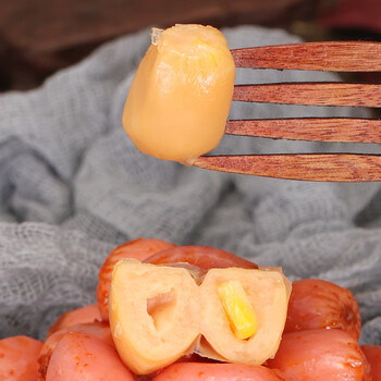 迷你小肉枣香辣火腿肠 刘掌门q爽脆骨肉枣小香肠即食拇指肠迷你香辣味