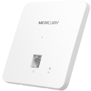 水星(MERCURY) 1200M双频无线面板式AP 企业级酒店全屋wifi接入点 千兆端口 支持POE供电MIAP1200GP 水星(MERCURY) 1200M双频无线面板式AP 企业级酒店全屋wifi接入点 千兆端口 支持POE供电MIAP1200GP