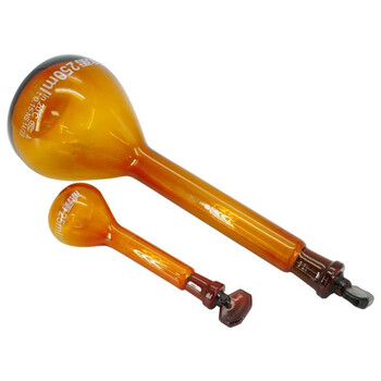 冰禹 BY-7011 加厚玻璃容量瓶 实验室器皿容量瓶 500mL 透明