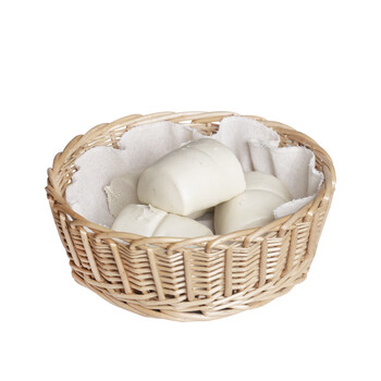 农民老史 藤编馒头筐 馍筐家用柳编水果篮酒店厨房筐子菜篮子放馒头的