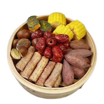 华佗珍藏五谷丰登农家杂粮小香薯玉米南瓜山药红枣板栗6种食材五谷