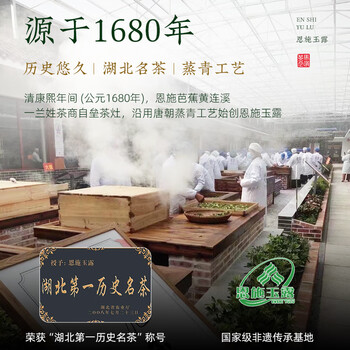 茶马世家绿茶2026新茶明前特级恩施玉露200g湖北特产富硒茶礼盒装送礼