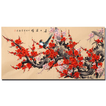 墨涛《喜上眉梢》