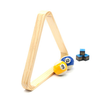 捍升 台球三角架 美式台球桌配件三脚架摆球框(特厚大号) 实木款 捍升 台球三角架 美式台球桌配件三脚架摆球框(特厚大号) 实木款