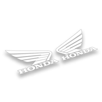 栀蓝摩托车贴适用于honda本田pcx160梦想之翼拉花防水反光装饰划 银