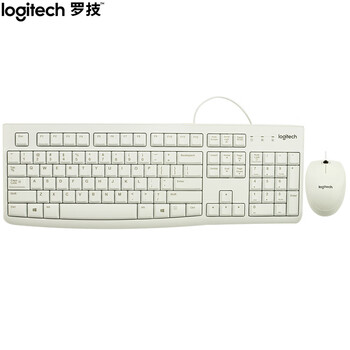 罗技(Logitech)MK120 键鼠套装 有线键鼠套装 办公键鼠套装 电脑键盘 USB即插即用 全尺寸 白色 罗技(Logitech)MK120 键鼠套装 有线键鼠套装 办公键鼠套装 电脑键盘 USB即插即用 全尺寸 白色