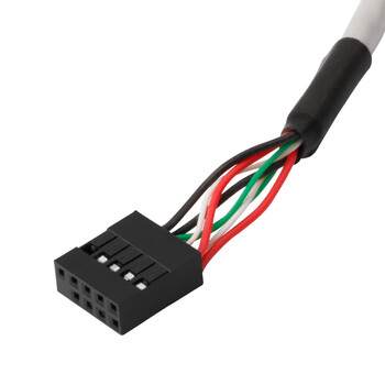 魔羯 MOGE MC8221 主板USB挡板线9针标准2口扩展两个USB2.0接口 2口USB2.0扩展全高4U设计 线长30cm
