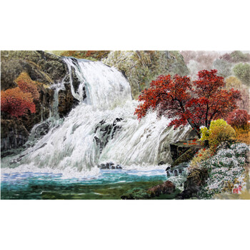 朝鲜一级画家 金昌秀《金刚山玉溪水》c116406拍卖已结束朝鲜一级