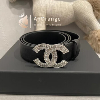 画像更新　CHANEL レザーりぼん　チェーンベルト　M シャネル CHANEL ベルト レザー チェーン リボン ココマーク 75