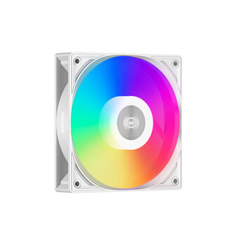 超频3（PCCOOLER）DA360ARGB PRO数显白色一体式CPU水冷散热器（PWM风扇/加厚冷排/陶瓷水泵/预装风扇一线直连）