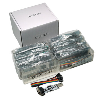 丢石头 自动六合一串口模块 USB转TTL/RS232/RS485 TTL转232/485 232转485 CH340芯片 10片装