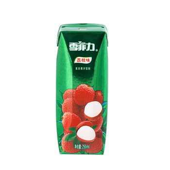 雪菲力chivalry 荔枝味果汁饮料 250ml*18包 利乐钻石包 整箱装 可口