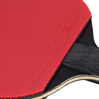 骄猛XIOM 乒乓球拍直拍单只 9星九星碳素球拍双面反胶 ZETA 9.0S