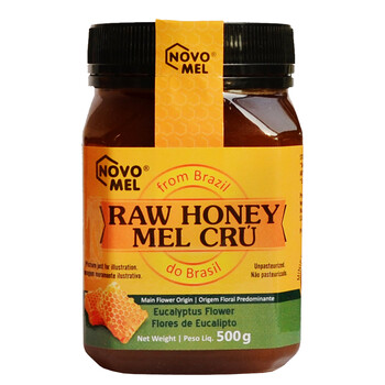 纯正巴西原瓶进口诺维利天然尤加利蜂蜜500g雾霾食疗进口冲饮
