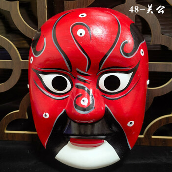 神孩子 脸谱面具 说唱京剧脸谱面具全脸儿童可戴国潮幼儿园戏曲装饰品