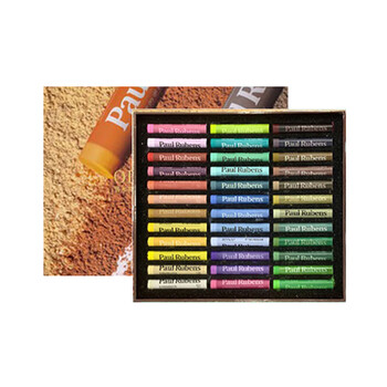 鲁本斯（PaulRubens）莫兰迪36色油画棒软性重彩油画棒套装儿童蜡笔美术炫彩涂鸦绘画可水洗0119001007