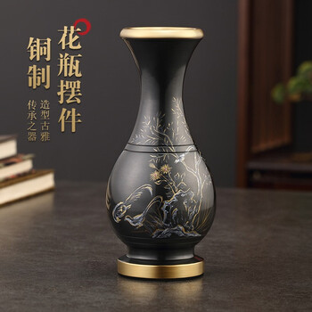 清代铜花瓶价格报价行情- 京东