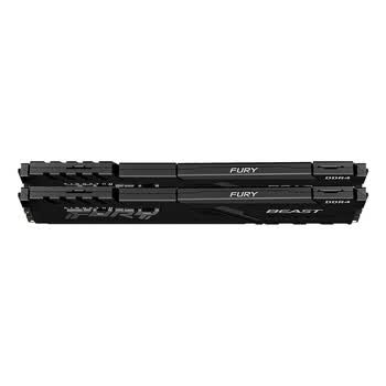 金士顿（Kingston）FURY 32GB(16G×2)套装 DDR4 3600 台式机内存条 Beast野兽系列 骇客神条