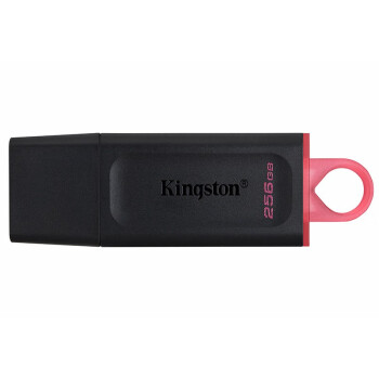 金士顿（Kingston）256GB USB3.2 Gen 1 U盘 DTX 防丢帽 时尚设计 轻巧便携