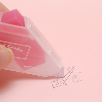 国誉(KOKUYO)角角乐橡皮擦学生高考三角形铅笔橡皮 4盒黄色 WSG-ERCF1Y