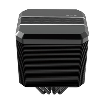 ALSEYE奥斯艾 风冷cpu散热器 M90-B 电脑组件 4热管双塔式双平台扣具 低躁音风扇ARGB 黑色