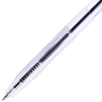 宝克（BAOKE）24PC040按动圆珠笔中油笔0.7mm蓝色原子笔 24支/卡