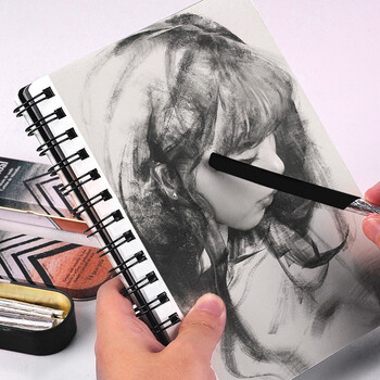 蒙玛特(Mont Marte)炭笔10支装 素描炭条柳木碳精条木炭画笔大中小号套装 写生速写学生铁盒装碳笔MPN0043 速写 马克笔绘画