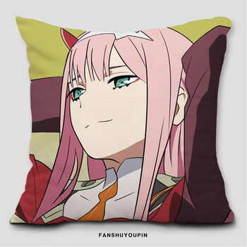 晴野国家队周边02抱枕darling in the franxx宅男动漫靠垫套双面定制