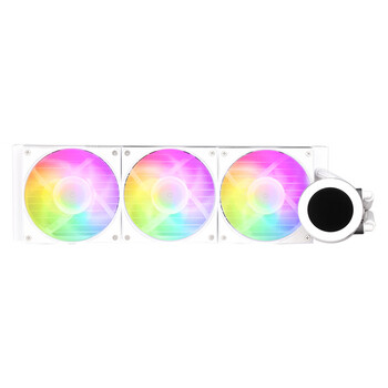先马（SAMA）XW360DW（标配风扇）一体式机箱水冷散热器白色 自定义IPS屏/ARGB幻彩风扇/高性能冷排/漏液赔付