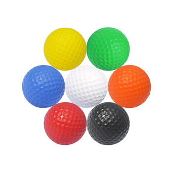 丝锦 高尔夫海绵球 高尔夫软球海绵球发泡球彩色球室内高尔夫练习球
