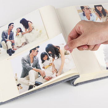 NCL仲林插页式相册本200张6寸 布艺插袋式家庭影集/情侣生日礼物小相册簿照片书 蓝色 NBCK-2UP6-BU NCL仲林插页式相册本200张6寸 布艺插袋式家庭影集/情侣生日礼物小相册簿照片书 蓝色 NBCK-2UP6-BU