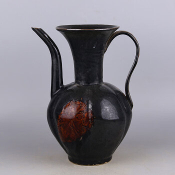 納得できる割引宋代吉州窯黒釉浮き彫り古い磁梅瓶宋