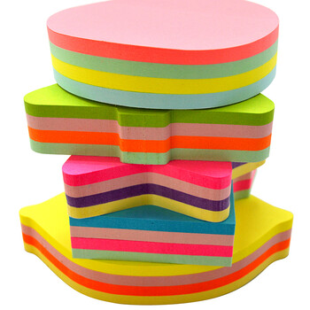 N次贴(STICKN)160张4色可爱造型便利贴异形便签纸百事贴记事贴70*70mm 电话形33002