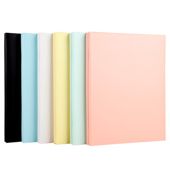 Nakabayashi仲林NCL相册DIY覆膜粘贴式宝宝成长纪念册567寸家庭影集 白色